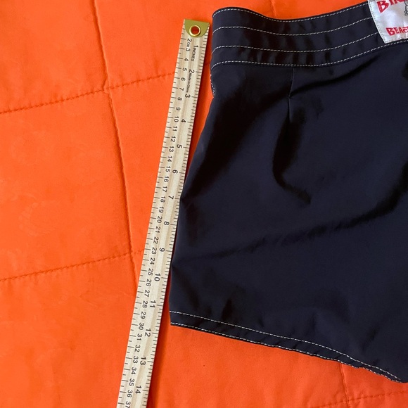 Birdwell Beach Shorts Womens Size 0 Black Britches Boardshort Stretch - Picture 6 of 7